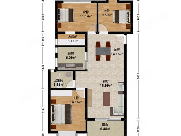 杭州临平临平北金都夏宫(公寓住宅)临平北沙西路望梅高架江南家具城