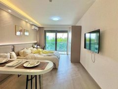 百色右江恒基广场精装公寓电梯房拎包入住，南大茶博城一房出租房源真实图片