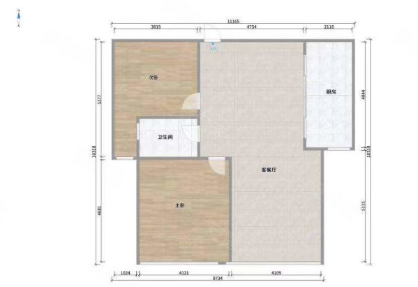 香格里拉城市花园五期2室2厅1卫98㎡南95万