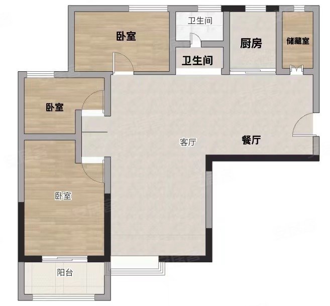 金悦兰亭3室2厅1卫112.01㎡南北58万