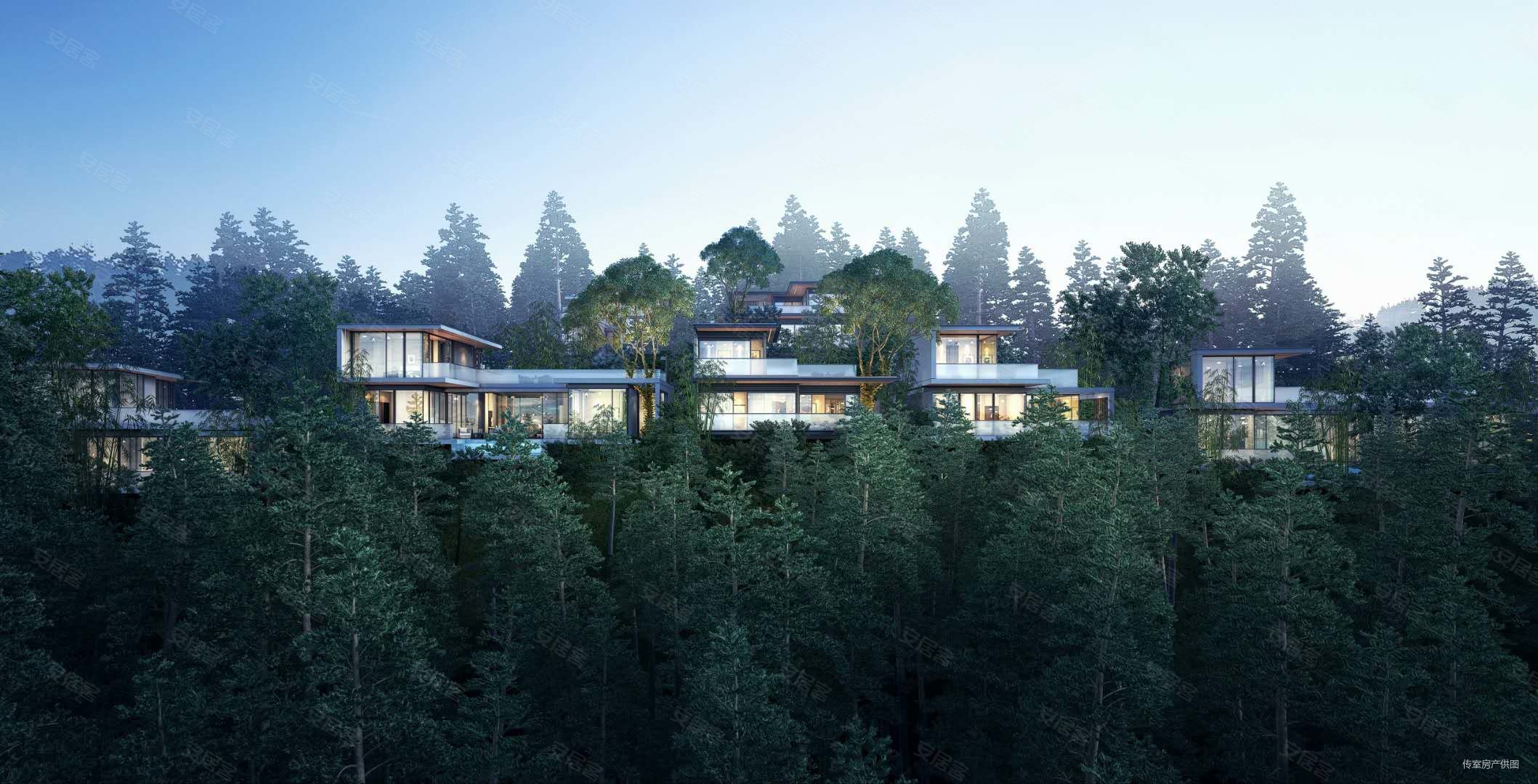 莫干山蓝城郡安里 现代风格景观别墅 精装修送超大星空露台