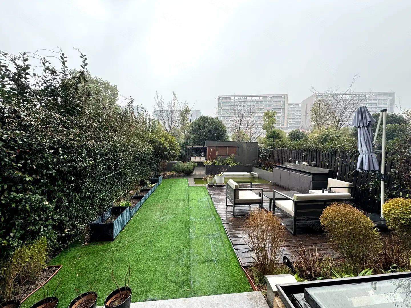 虹桥正荣府新出下叠全新装修2年挑高客厅超大花园