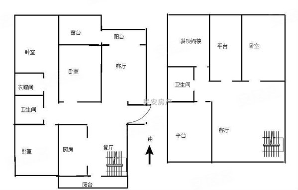 电力明园5室2厅2卫121㎡南北118万