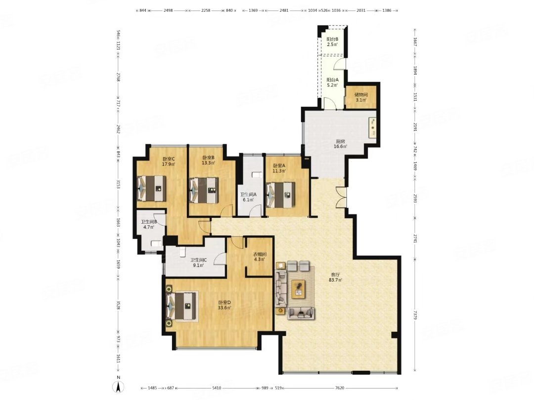 蔚蓝卡地亚花园城蔚蓝轩