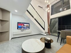 阳江江城君怡沃尔玛实图!出租城北钧明里复式公寓!一房一厅!随时看房出租房源真实图片