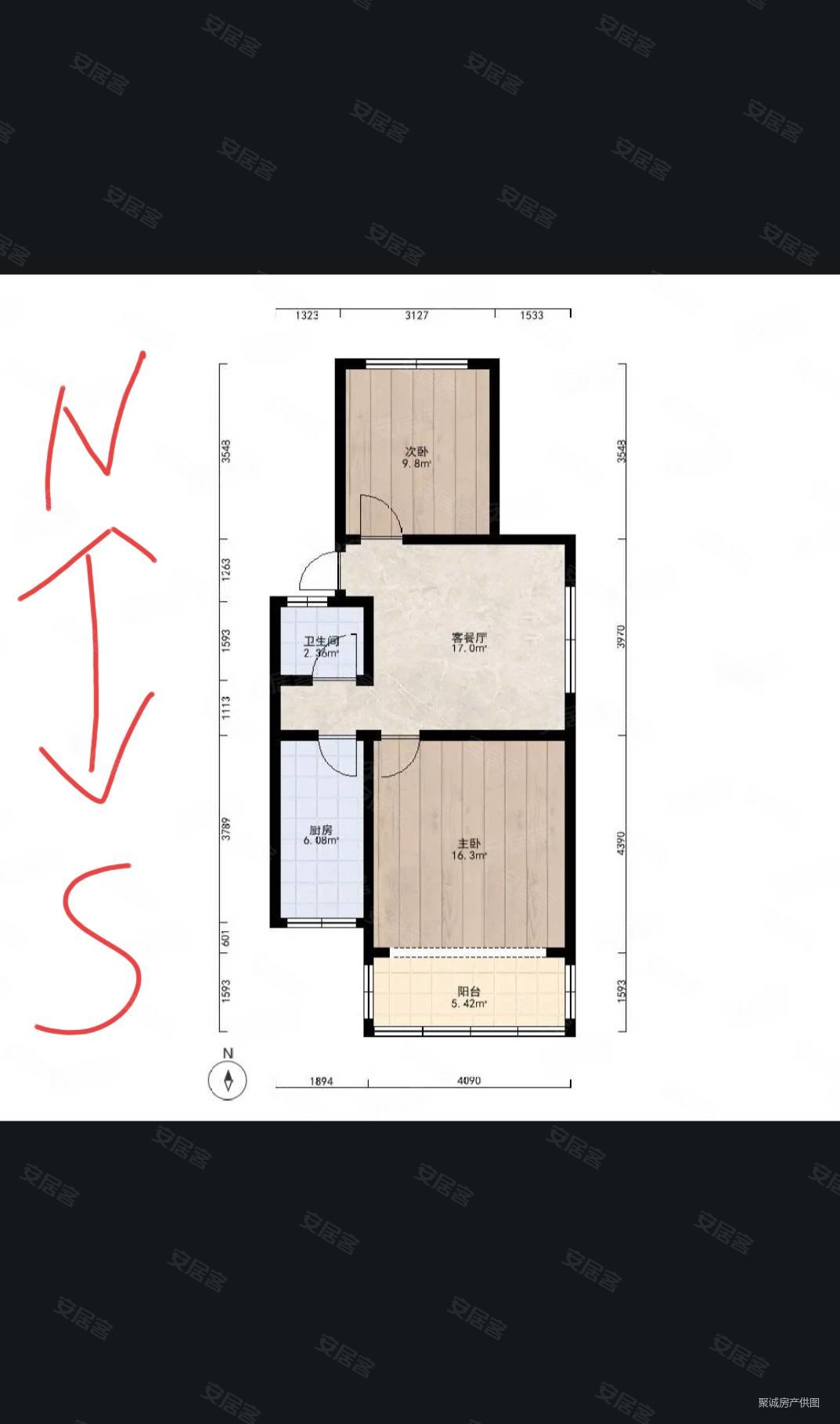 双气两房可商贷可停车稳定纬五一