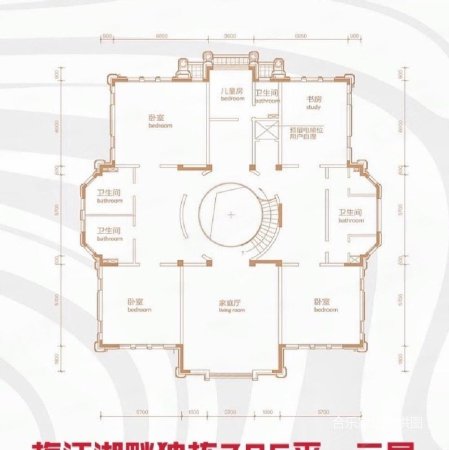 富力津门湖黛湖花园(别墅)5室4厅4卫785.28㎡南北5200万