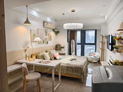 张家港塘市塘市中心出租 吾悦广场一室一厅精装修拎包入住押一付一可短租好停车多套出租房源真实图片