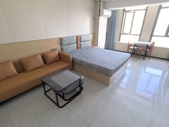 嘉兴海宁海宁市区爱琴海人民广场 精装修单身公寓 包物业 民用水电 拎包入住出租房源真实图片
