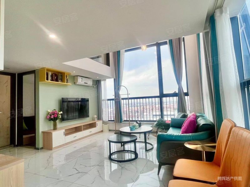 融创玖玺台(商住楼)|众利路66号3室1厅2卫61.39平方