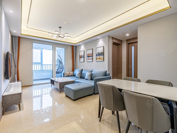 青岛黄岛薛家岛卓越维港免中介 短租卓越维港 2室2厅1卫 配套齐全 精