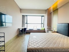 中懋天地酒店式公寓，一室南向，带中央空调免费健身，可短租。