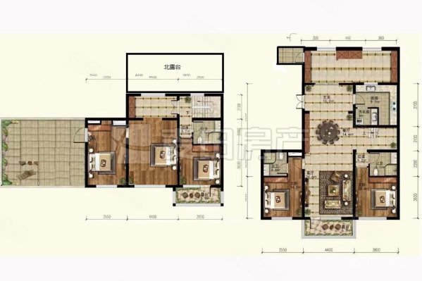 龙湖西宸原著5室2厅3卫243.5㎡南北3560万