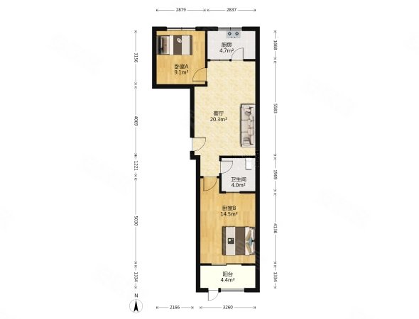 一楼带院高新南精装修短住伯爵公馆急售