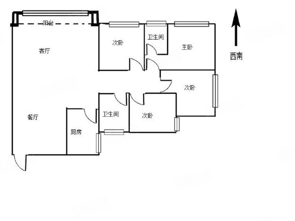 深圳南山大學城金眾麒麟公館大學城品質小區金眾麒麟公館拎包住四房