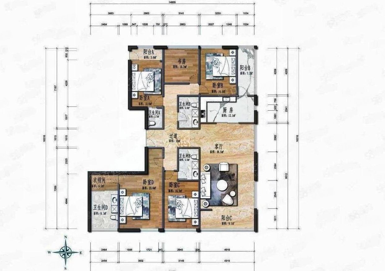 绿城黄浦湾南北通透户型业主自住装修诚意出售随时看房