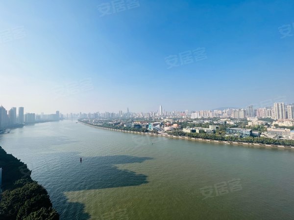 广州海珠滨江东珠江广场珠江广场一线江景高层精装三房两卫放租家具