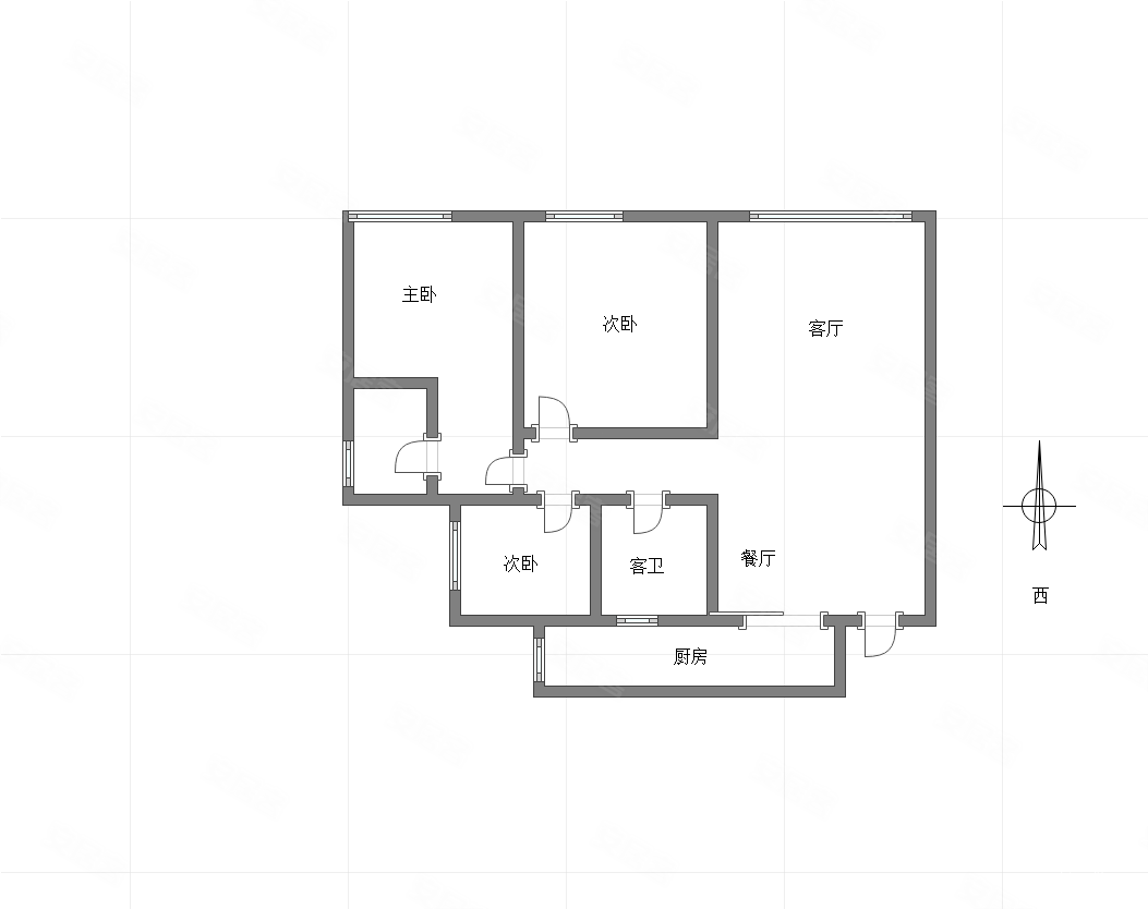 刚需小三居 南北通透 双卫生间 板楼 精装好房 商品住宅,绿地海域澜屿