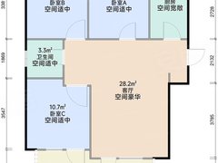 廊坊香河北部新城荣盛白鹭岛香蒲屿 3室2厅1卫出租房源真实图片
