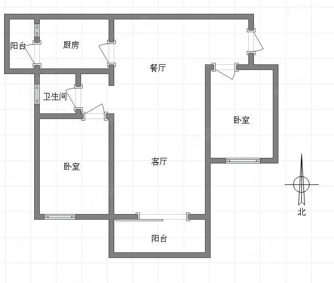 御华兰亭(二期)2室2厅1卫73.26㎡东50万