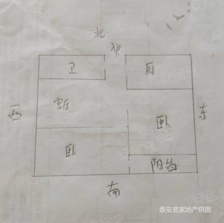 升平小区2室1厅1卫52.9㎡南北117万