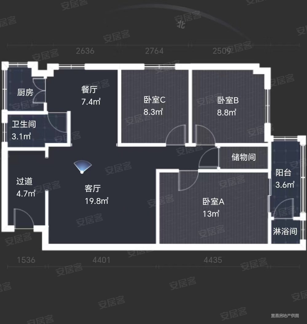 广船沙园五一新村3室2厅2卫89㎡东南325万