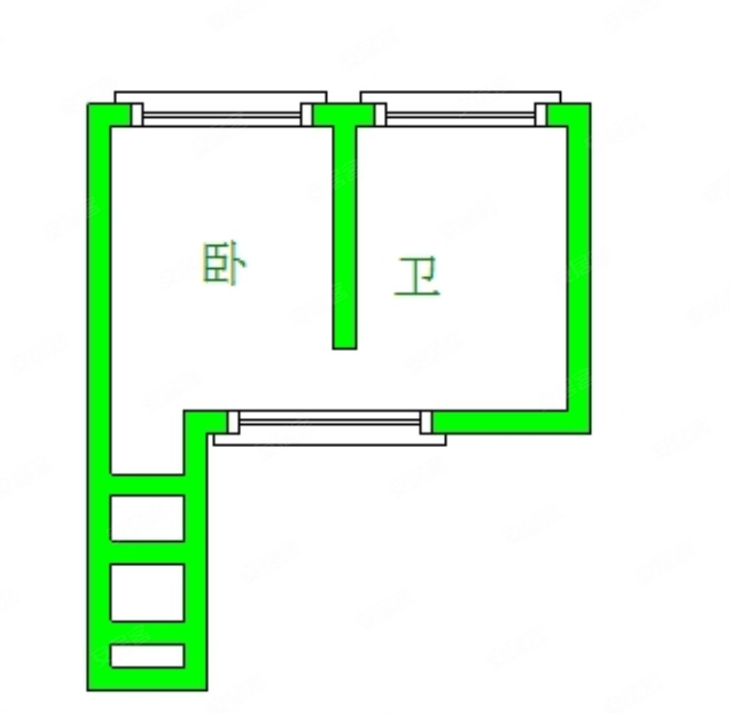 东新里3室1厅2卫63.41㎡南北69万