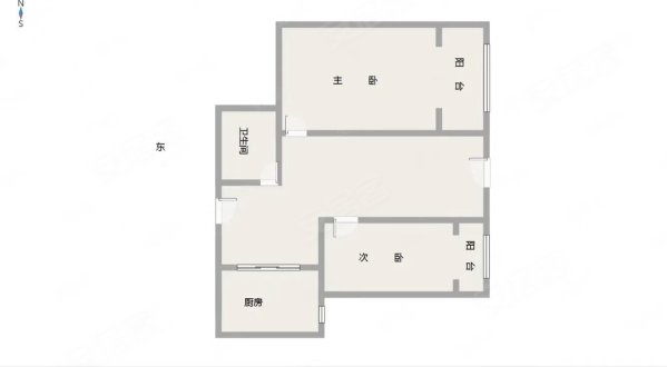 华兴商贸城2室2厅1卫93㎡西南78万