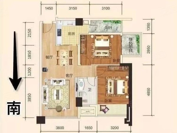 彰泰城精装大两房近地铁拎包入住随时看房,良庆租房-南宁58安居客