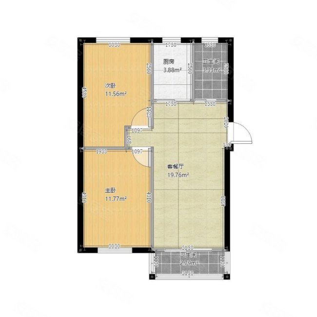 华中公寓 精装带30平大院子 急售可大刀随时看