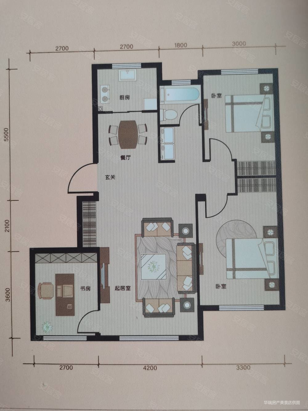 君临天下精装修未入住 君临天下二手房 70万 3室2厅 2卫 118平米 营口安居客