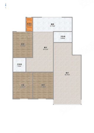 星汇园3室2厅2卫162㎡南北42.8万