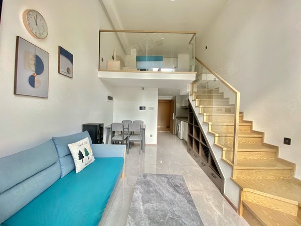 昆明盘龙茨坝俊发城公寓俊发城loft公寓 头次出租 干净清爽 东南采光