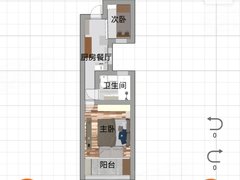 上海静安阳城永和地矿小区 2室1厅1卫出租房源真实图片