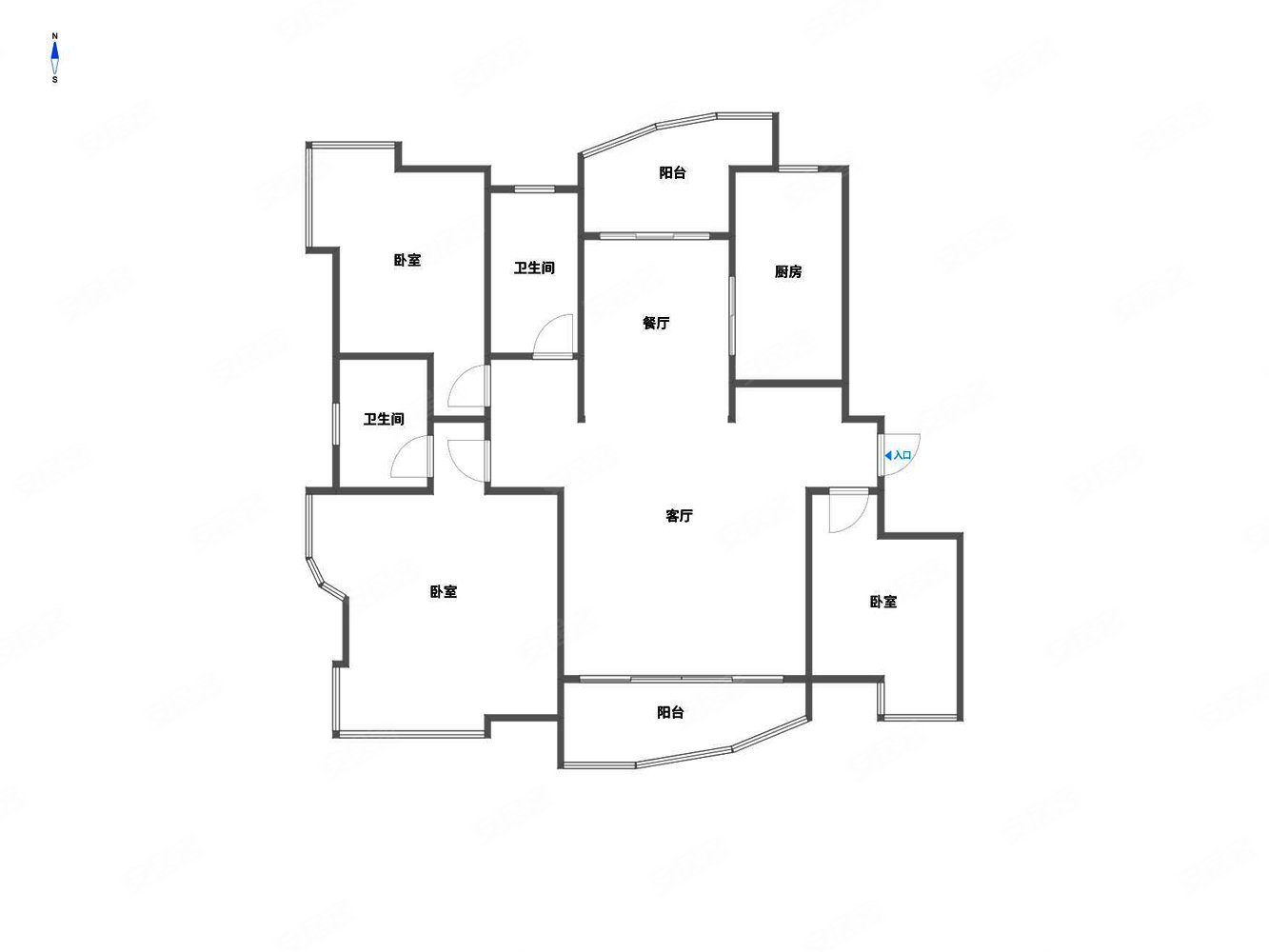 单价8000买金郊旁商品房银河湾超大开间飞机户型