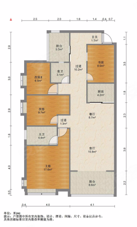 文博帅府4室2厅2卫112㎡南北116万