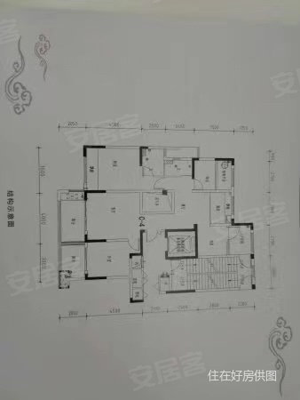 望府西鉴园3室2厅3卫182㎡南北518万