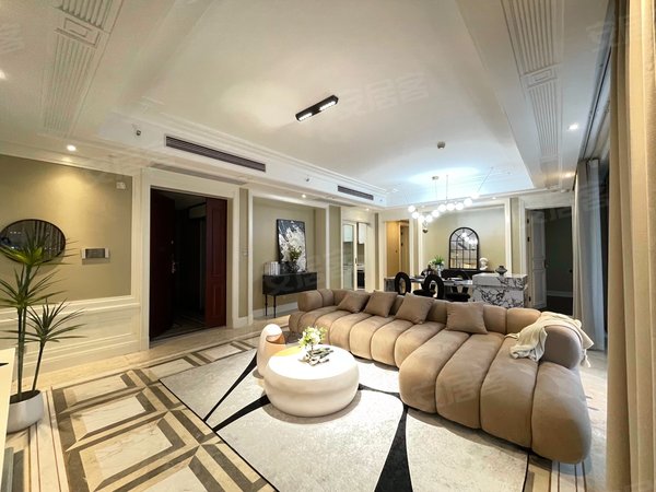 重庆江北寸滩中国铁建西派城1期样板间设计 全新高端家私 可月付 可短