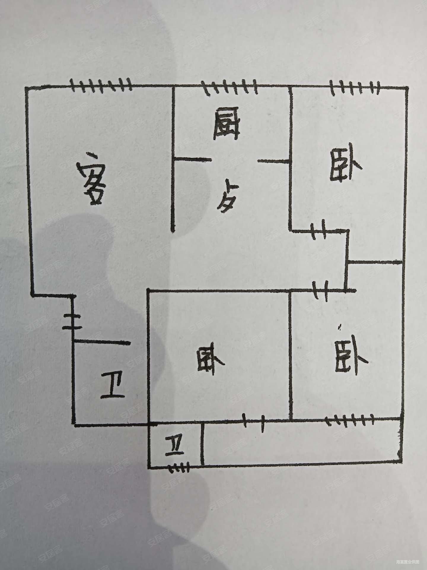 京兆温泉小区3室2厅2卫129.68㎡南北112万