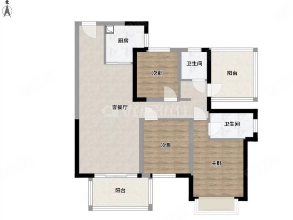 南宁青秀仙葫保利领秀前城领誉府保利领秀前城领誉府 3室2厅2卫 精