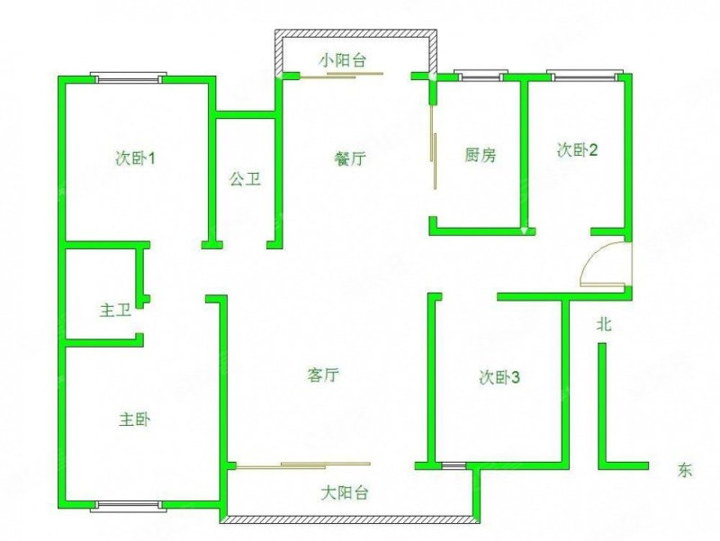 金源盛世4室2厅2卫149.59㎡南北126万