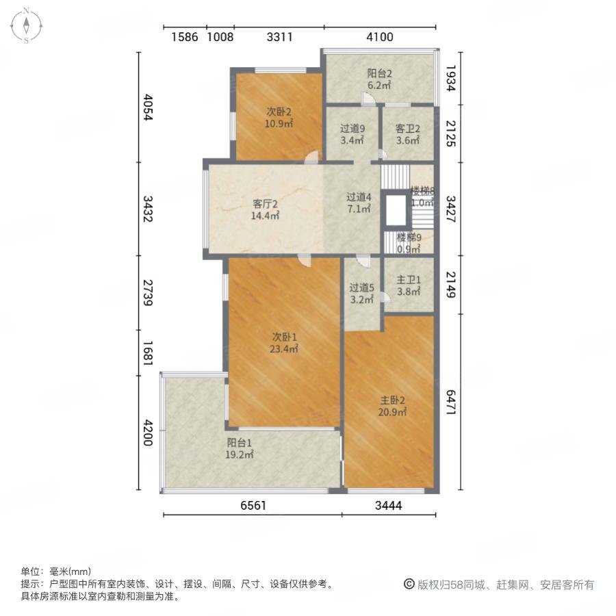 金仓华府(别墅)9室5厅6卫440.88㎡南北909万