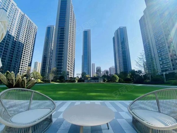 杭州萧山城厢金地滨江万科悦虹湾(公寓住宅)湖景4房,中央空调带地暖