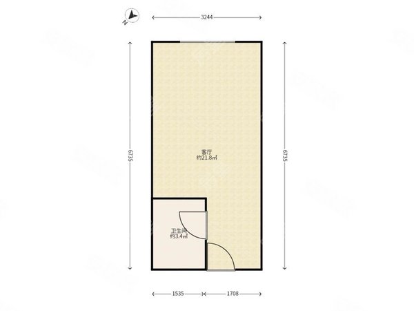 昆明官渡官南大道蓝光水岸公园一室一厅小公寓  精装修可拎包入住