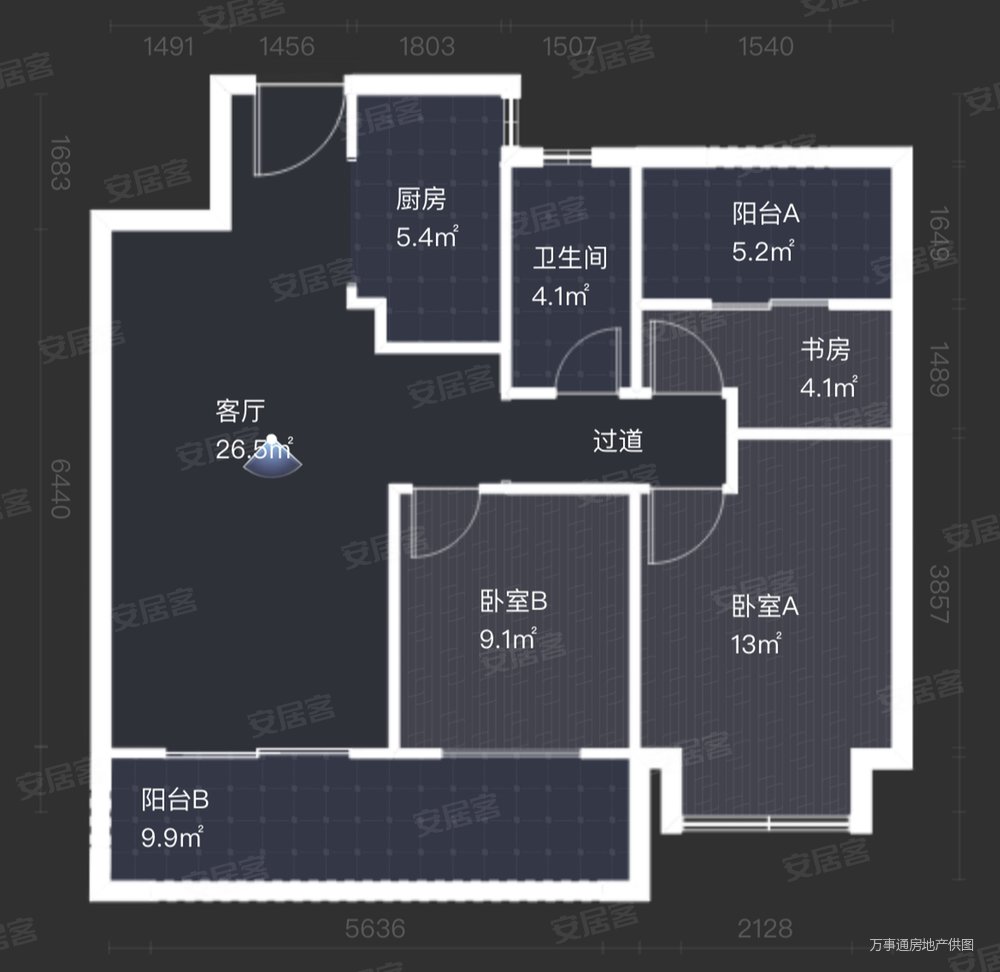 绿地峰辉 品质次新小区 地铁口 中间楼层无遮挡 满二急售