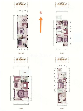 中海盛京府(别墅)4室2厅3卫304㎡南北610万