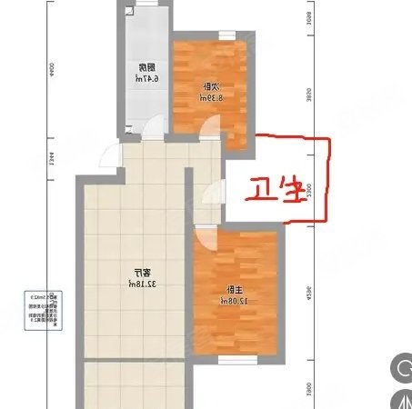 上海浦东临港新城宜浩欧景宜浩欧景 2室2厅1卫 精装修 79平 南北通透