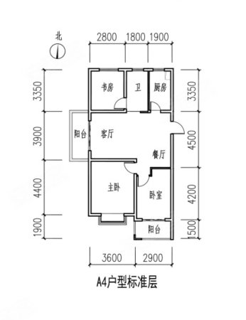 金地首府3室2厅1卫103㎡南北78万