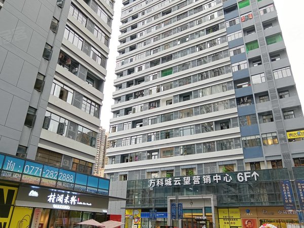 万科城(南区商住楼) 1室1厅1卫 配套齐全 南北通透,青秀租房-南宁58