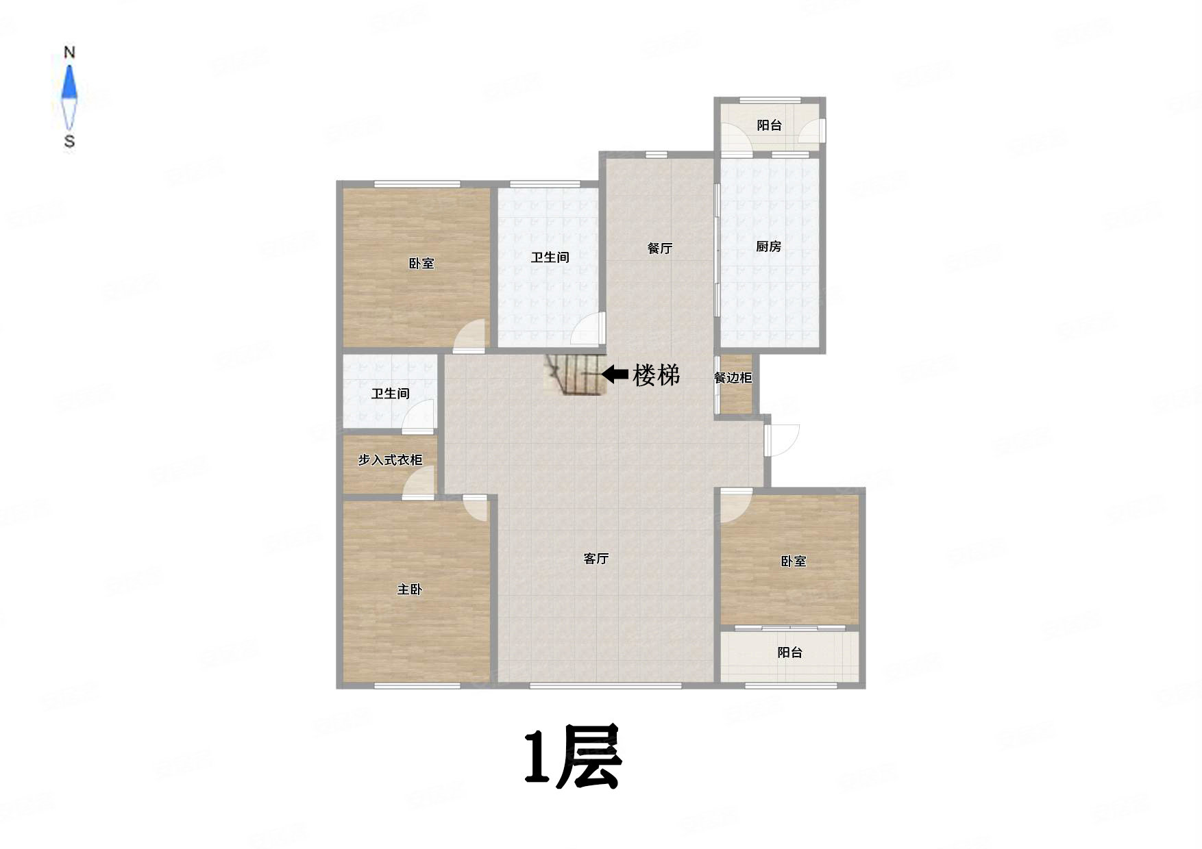 齐悦国际花园(一期)6室3厅3卫448.18㎡南670万